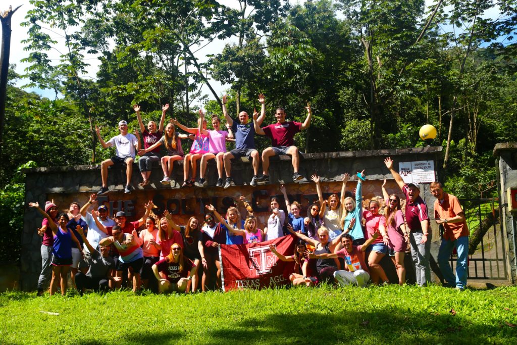Large group of students posing for a picture